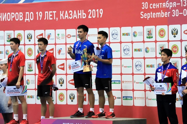 Tabuhan Ember Semangati Indonesia Raih Medali Emas dan Perak di Kejuaraan Dunia Bulutangkis Junior di Rusia